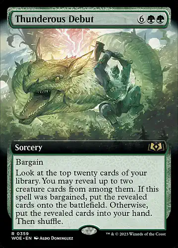 Thunderous Debut - woe Spoiler