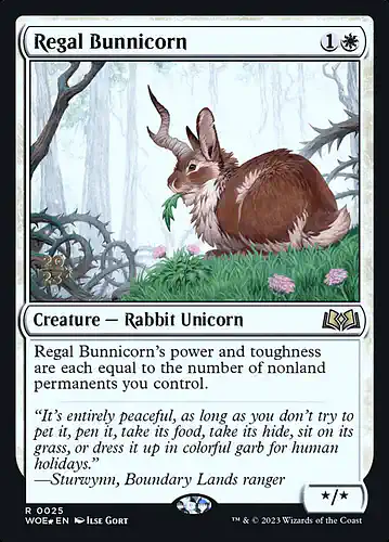 Regal Bunnicorn - woe Spoiler