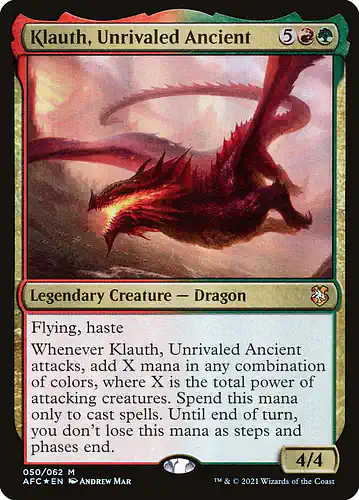 Klauth, Unrivaled Ancient - afc Spoiler