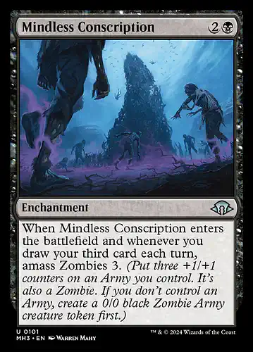 Mindless Conscription - mh3 Spoiler