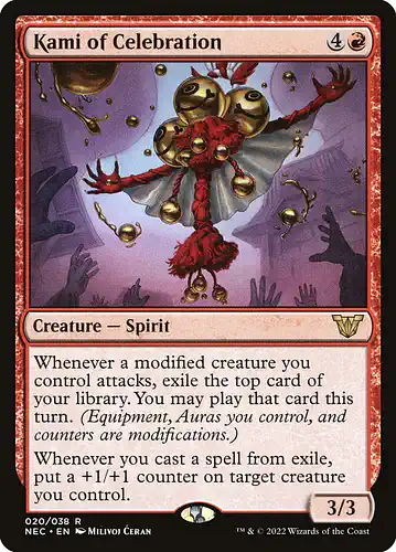 Kami of Celebration - nec Spoiler