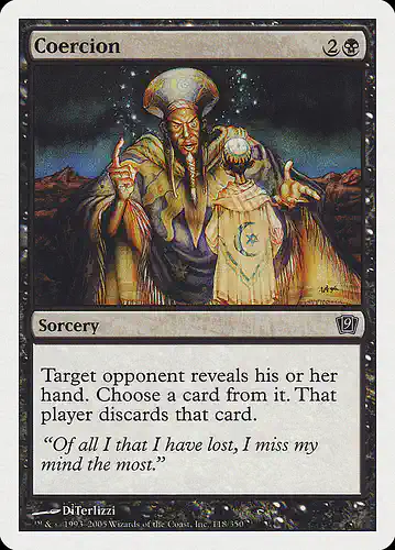 Coercion - 9ed Spoiler