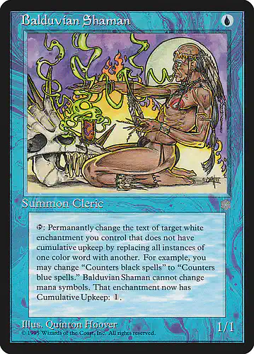 Balduvian Shaman - ice Spoiler