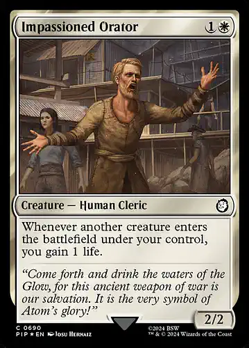 Impassioned Orator - pip Spoiler