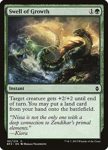 Swell of Growth - bfz Spoiler