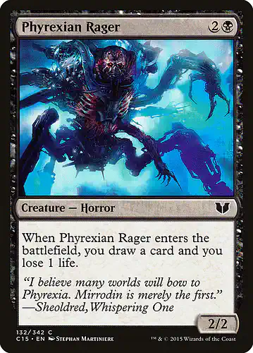Phyrexian Rager - c15 Spoiler
