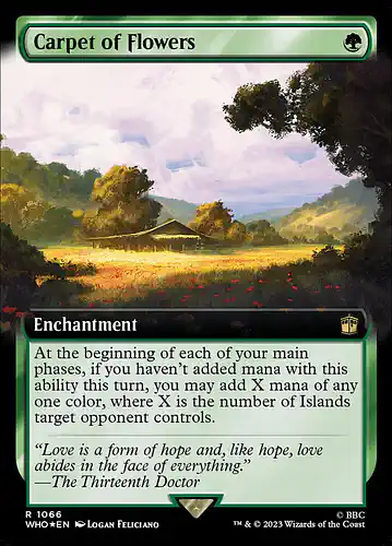 Carpet of Flowers - who Spoiler