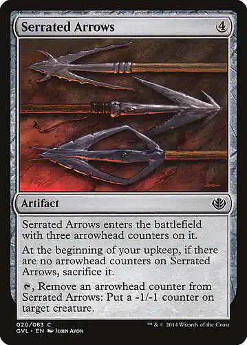 Serrated Arrows - gvl Spoiler