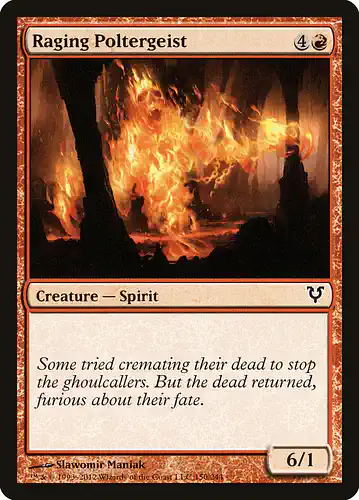 Raging Poltergeist - avr Spoiler