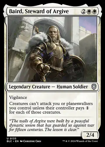 Baird, Steward of Argive - blc Spoiler