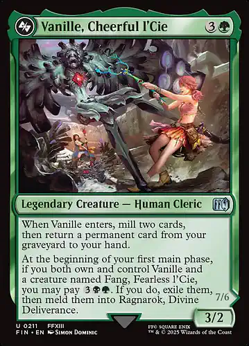 Vanille, Cheerful l'Cie - fin Spoiler