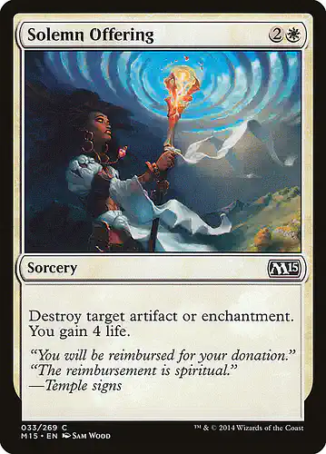 Solemn Offering - m15 Spoiler