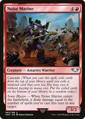Noise Marine - 40k Spoiler