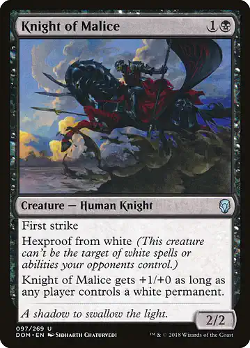 Knight of Malice - dom Spoiler
