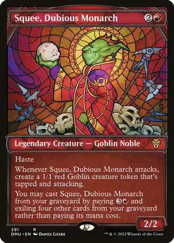 Squee, Dubious Monarch - dmu Spoiler