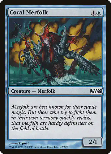 Coral Merfolk - m10 Spoiler
