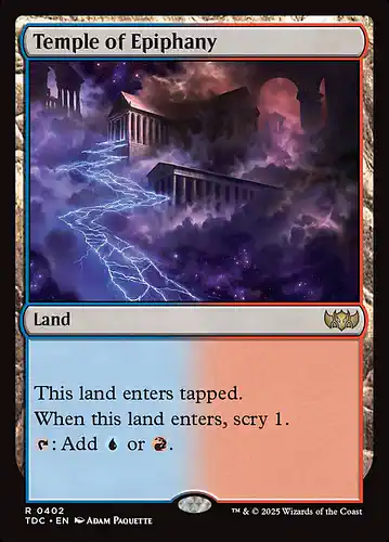 Temple of Epiphany - tdc Spoiler