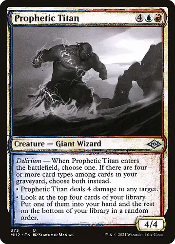 Prophetic Titan - mh2 Spoiler