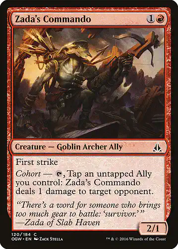 Zada's Commando - ogw Spoiler