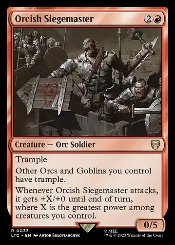 Orcish Siegemaster - ltc Spoiler