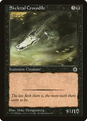 Skeletal Crocodile - por Spoiler