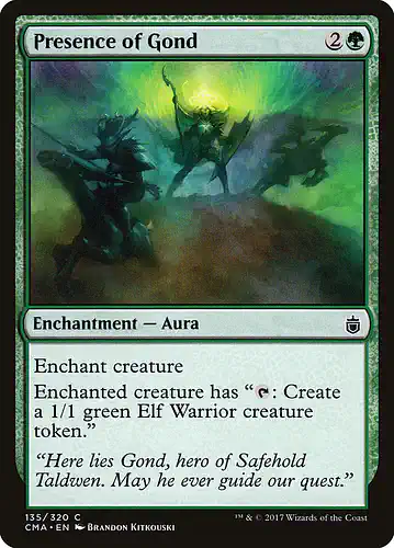 Presence of Gond - cma Spoiler