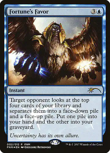 Fortune's Favor - f17 Spoiler