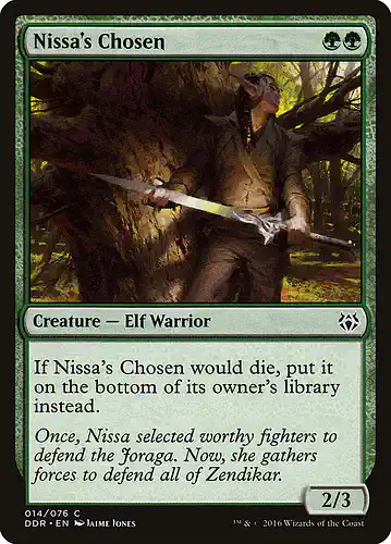 Nissa's Chosen - ddr Spoiler