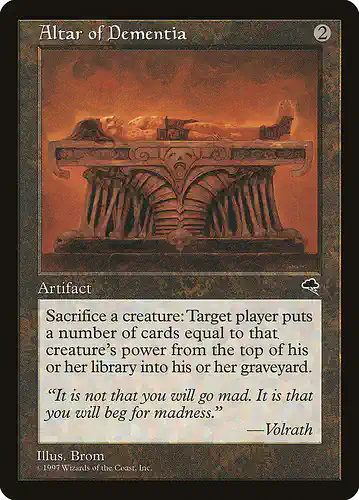 Altar of Dementia - tmp Spoiler