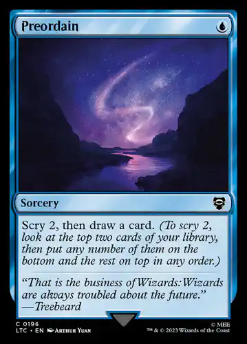 Preordain - ltc Spoiler