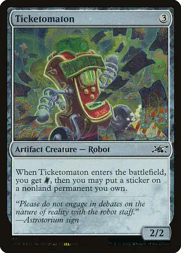 Ticketomaton - unf Spoiler