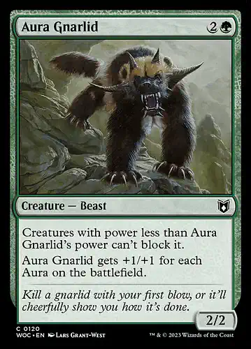 Aura Gnarlid - woc Spoiler