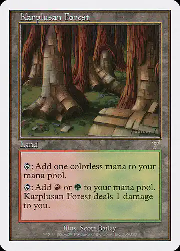 Karplusan Forest - 7ed Spoiler