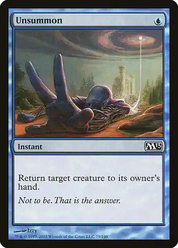 Unsummon - m13 Spoiler