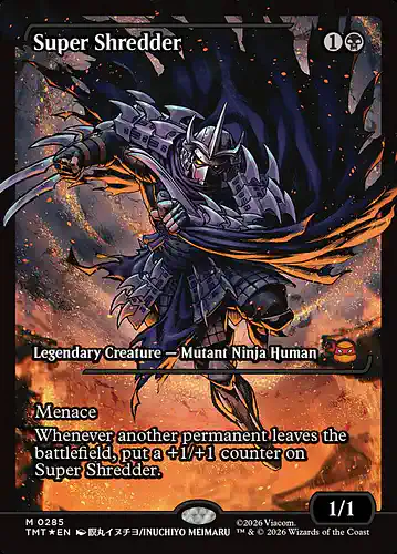 Super Shredder - tmt Spoiler