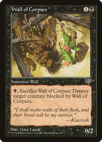 Wall of Corpses - mir Spoiler