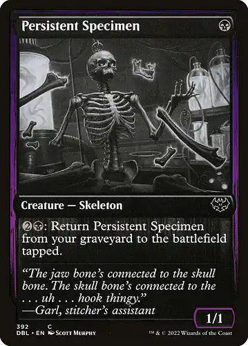 Persistent Specimen - dbl Spoiler