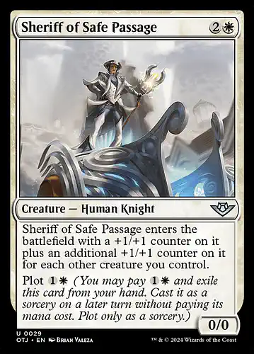 Sheriff of Safe Passage - otj Spoiler