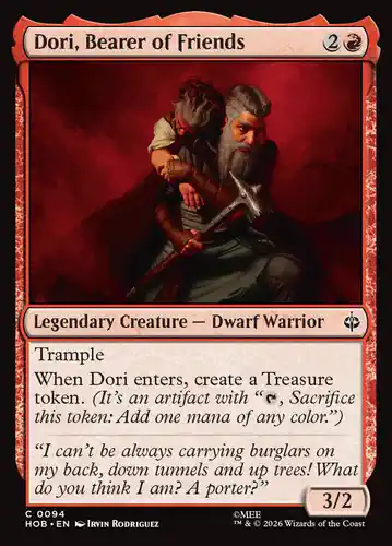 Dori, Bearer of Friends - hob Spoiler