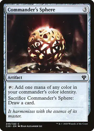 Commander's Sphere - c20 Spoiler