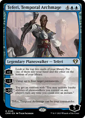 Teferi, Temporal Archmage - cmm Spoiler