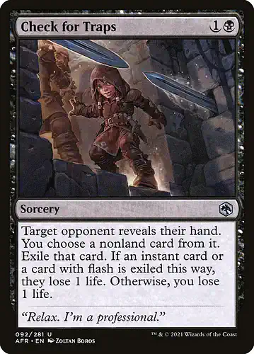 Check for Traps - afr Spoiler