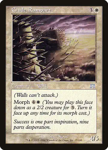 Crude Rampart - ons Spoiler