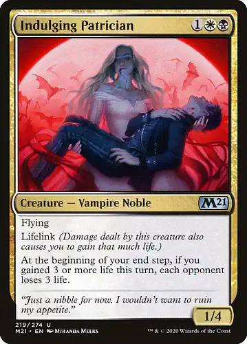 Indulging Patrician - m21 Spoiler