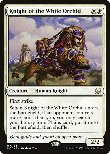 Knight of the White Orchid - moc Spoiler