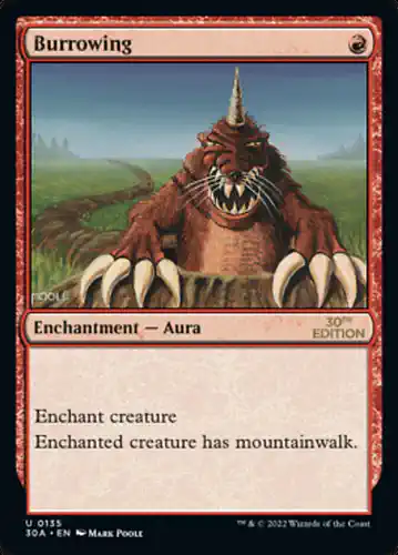 Burrowing - 30a Spoiler