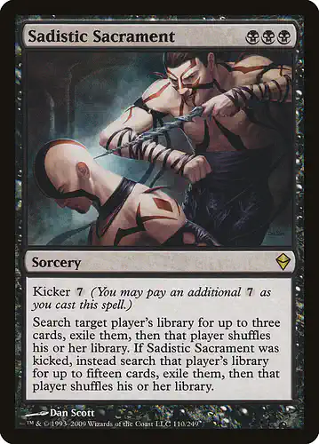 Sadistic Sacrament - zen Spoiler