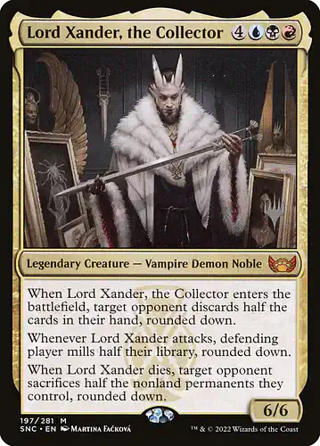 Lord Xander, the Collector - snc Spoiler