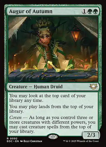 Augur of Autumn - eoc Spoiler