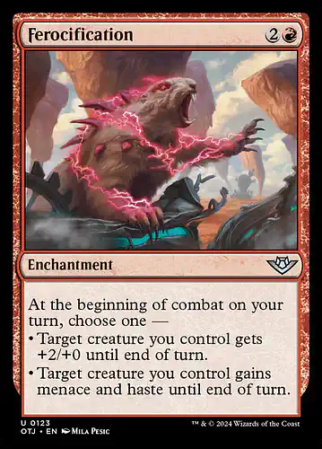 Ferocification - otj Spoiler